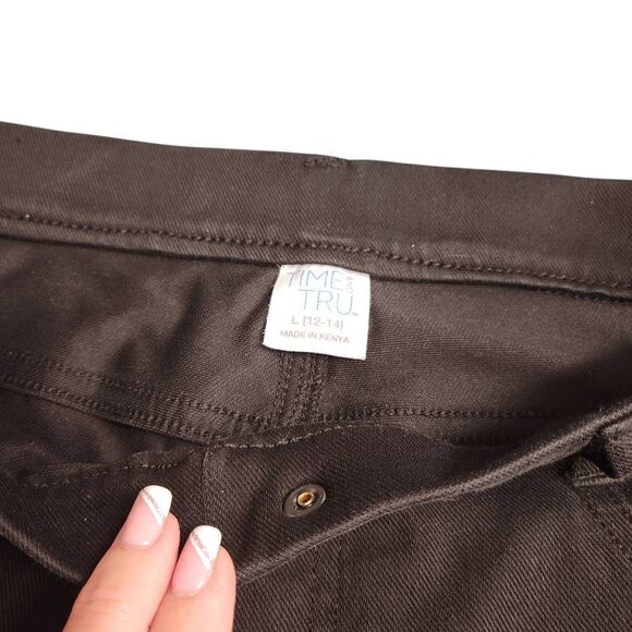 Black Denim High Waist Stretchy Comfy Jeggings Jeans - Picture 7 of 7
